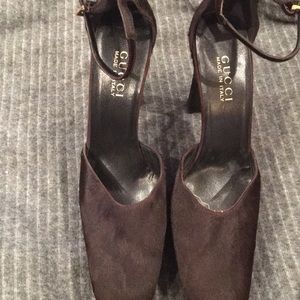 New GUCCI Pony Hair high heel Mary Janes